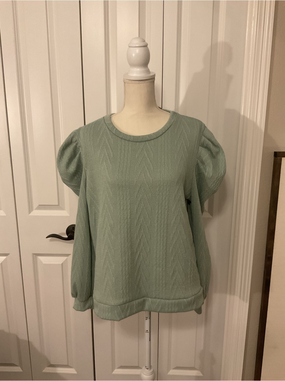 Lovely Melody Willow Textured Top Size XL NWT